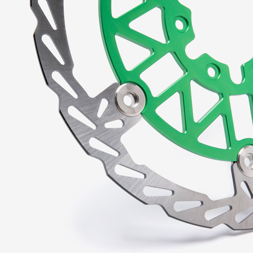 Full-E Charged Rear Brake Disc 250mm Green for Talaria
