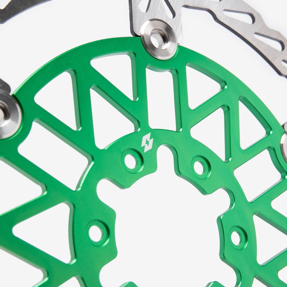 Full-E Charged Rear Brake Disc 250mm Green for Talaria