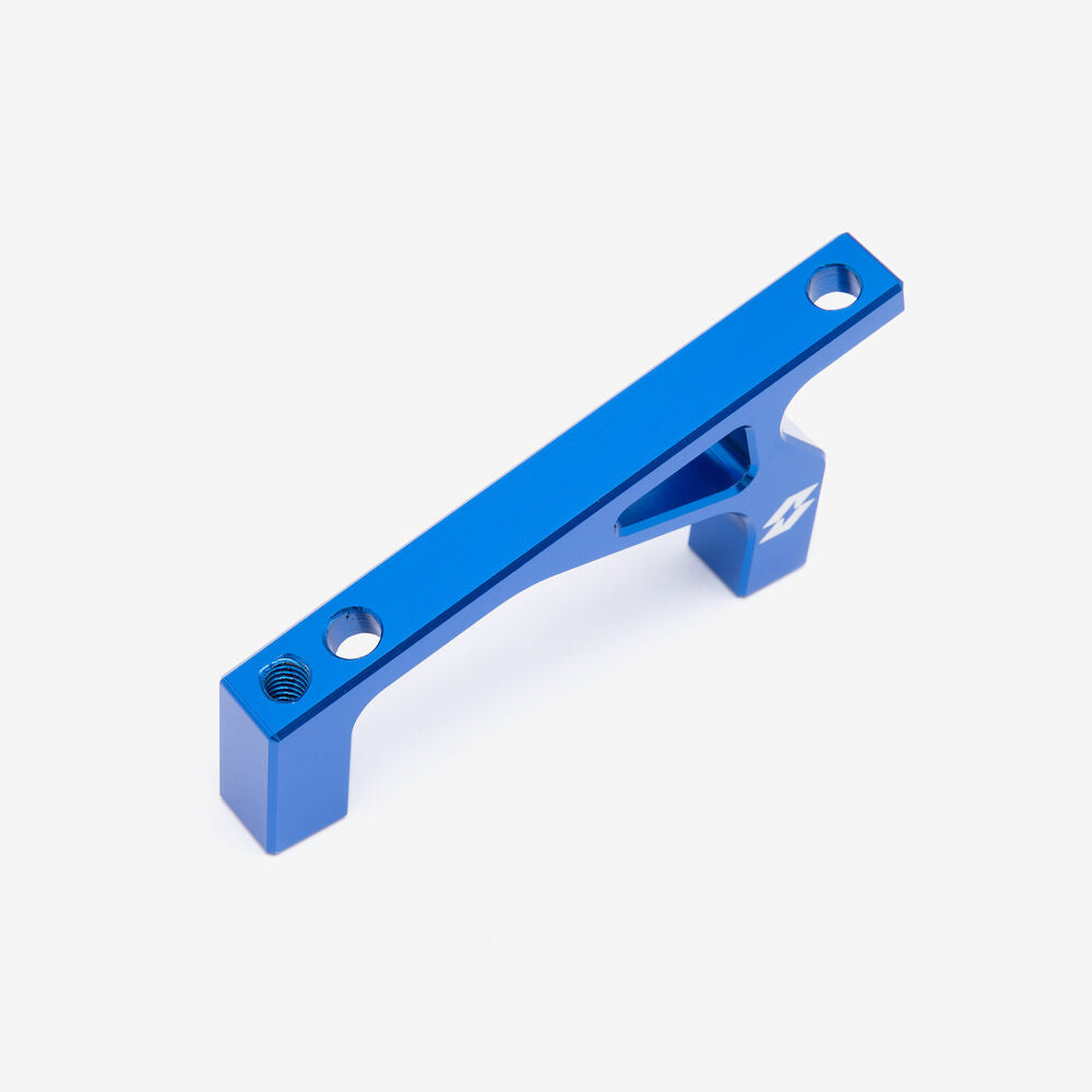 Full-E Charged Front Brake Caliper Bracket for 250mm Oversized Disc Blue