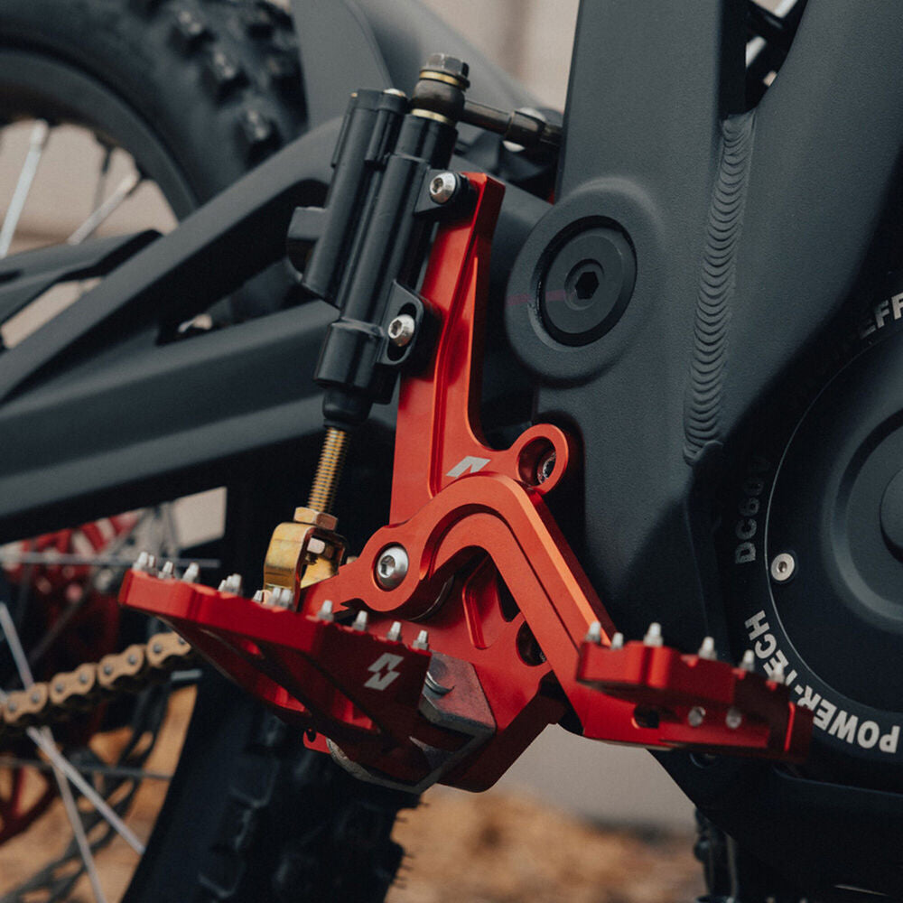 Full-E Charged Rear Hydraulic Foot Brake Red