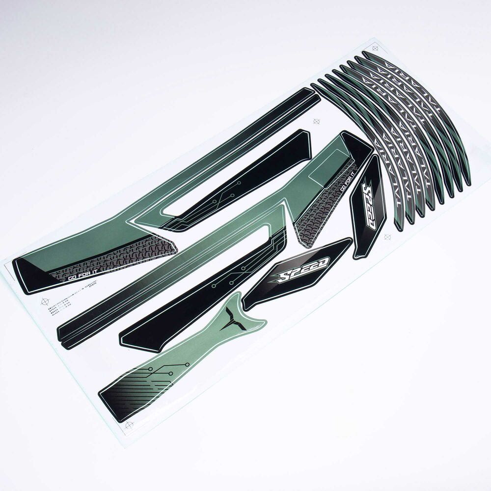 Talaria Dark Green Graphics Kit Short Tail