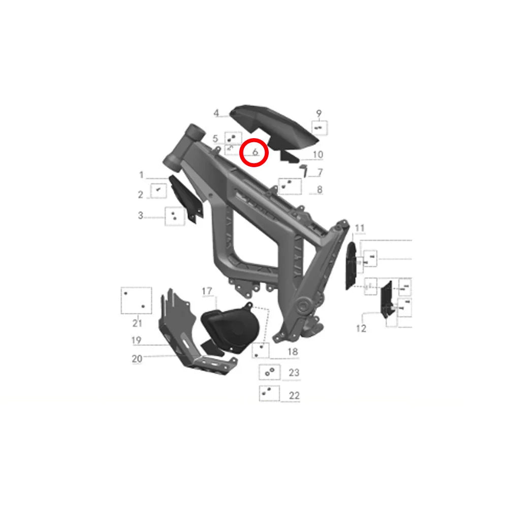 6. Split Washer (Internal Diameter 5) (1 Pc)