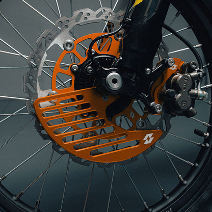 Full-E Charged Front Brake Disc Guard for Ultra Bee Orange