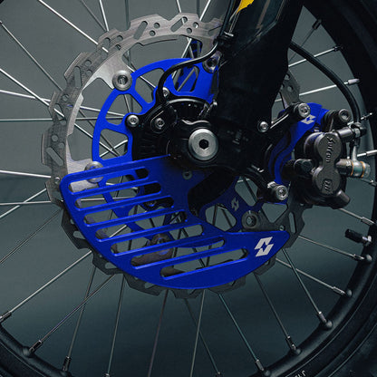 Full-E Charged Front Brake Disc Guard for Ultra Bee Blue