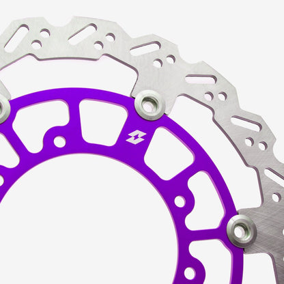 Full-E Charged Front Purple Oversize Floating Brake Disc 270mm for Ultra Bee