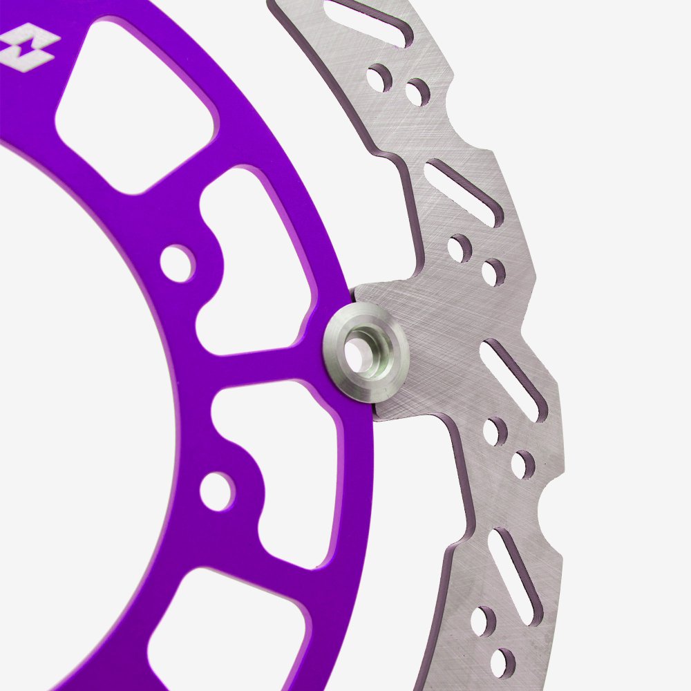 Full-E Charged Front Purple Oversize Floating Brake Disc 270mm for Ultra Bee