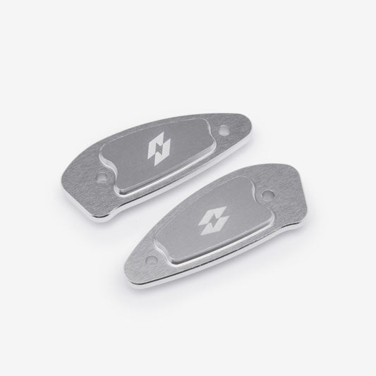 Full-E Charged Brake Reservoir Caps Silver for Talaria