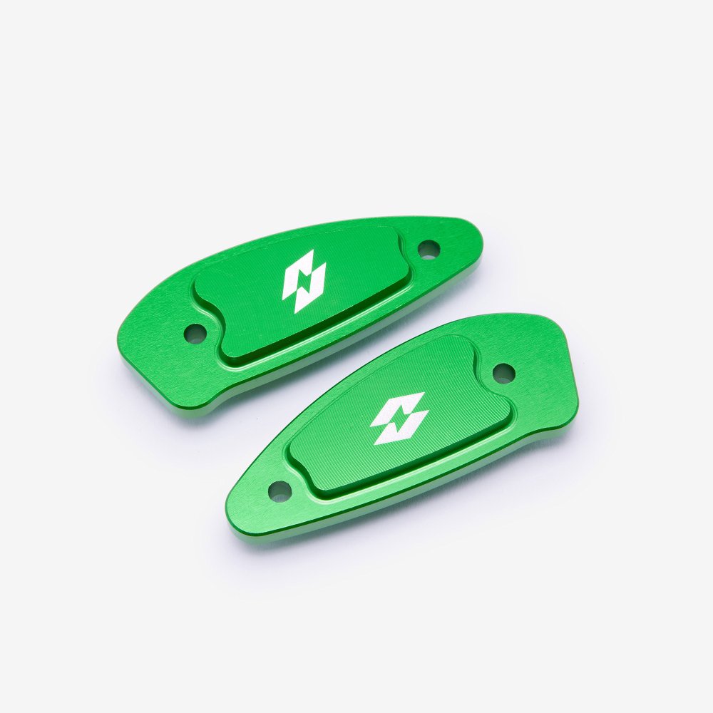 Full-E Charged Brake Reservoir Caps Green for Talaria