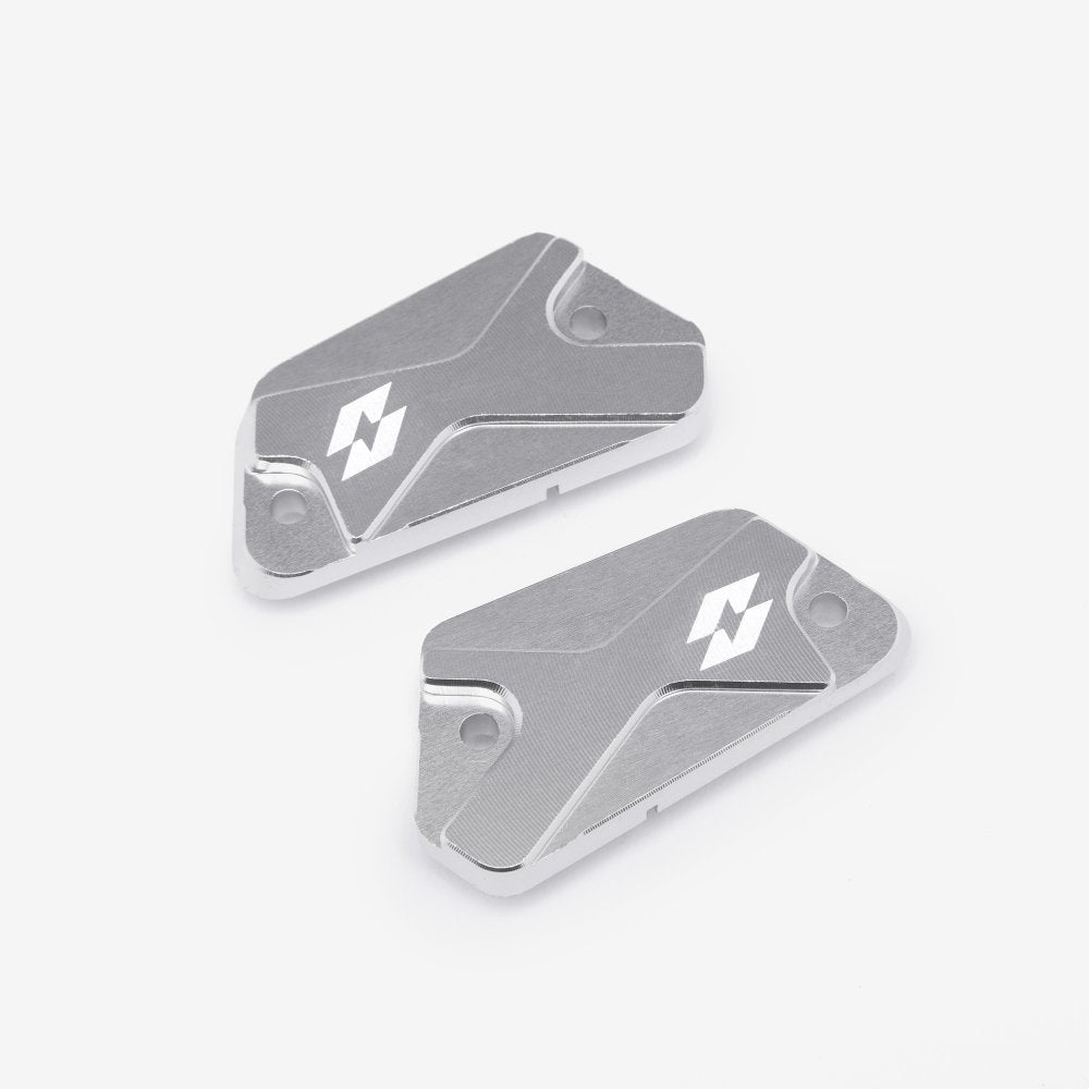 Full-E Charged Brake Reservoir Caps Silver for Light Bee