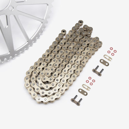 EBMX Premium Alloy Sprockets and Chain 428-64T Silver