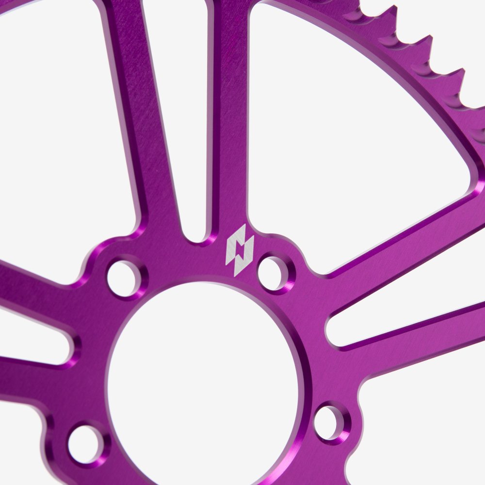 Full-E Charged Rear Sprocket 420-56T Purple