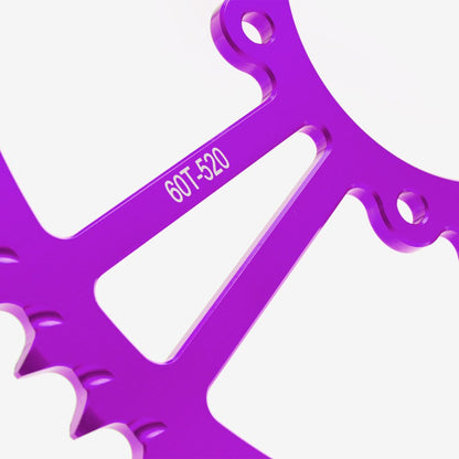 Full-E Charged Rear Sprocket 520-60T for Ultra Bee Purple