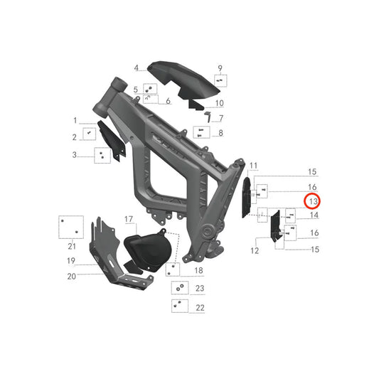 13. Clamp Plate (M5) (1 Pc)