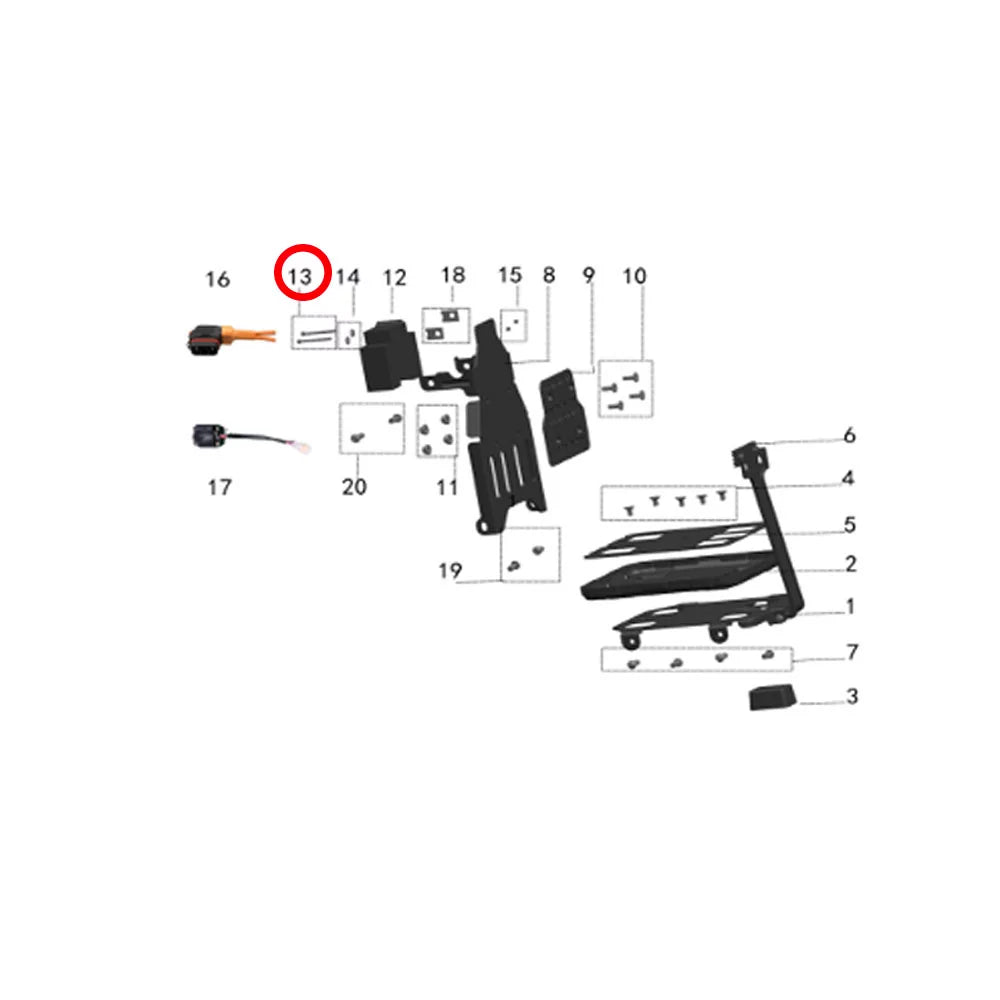 13. Screw DIN7984-2002 (M3*35) (1 Pc)