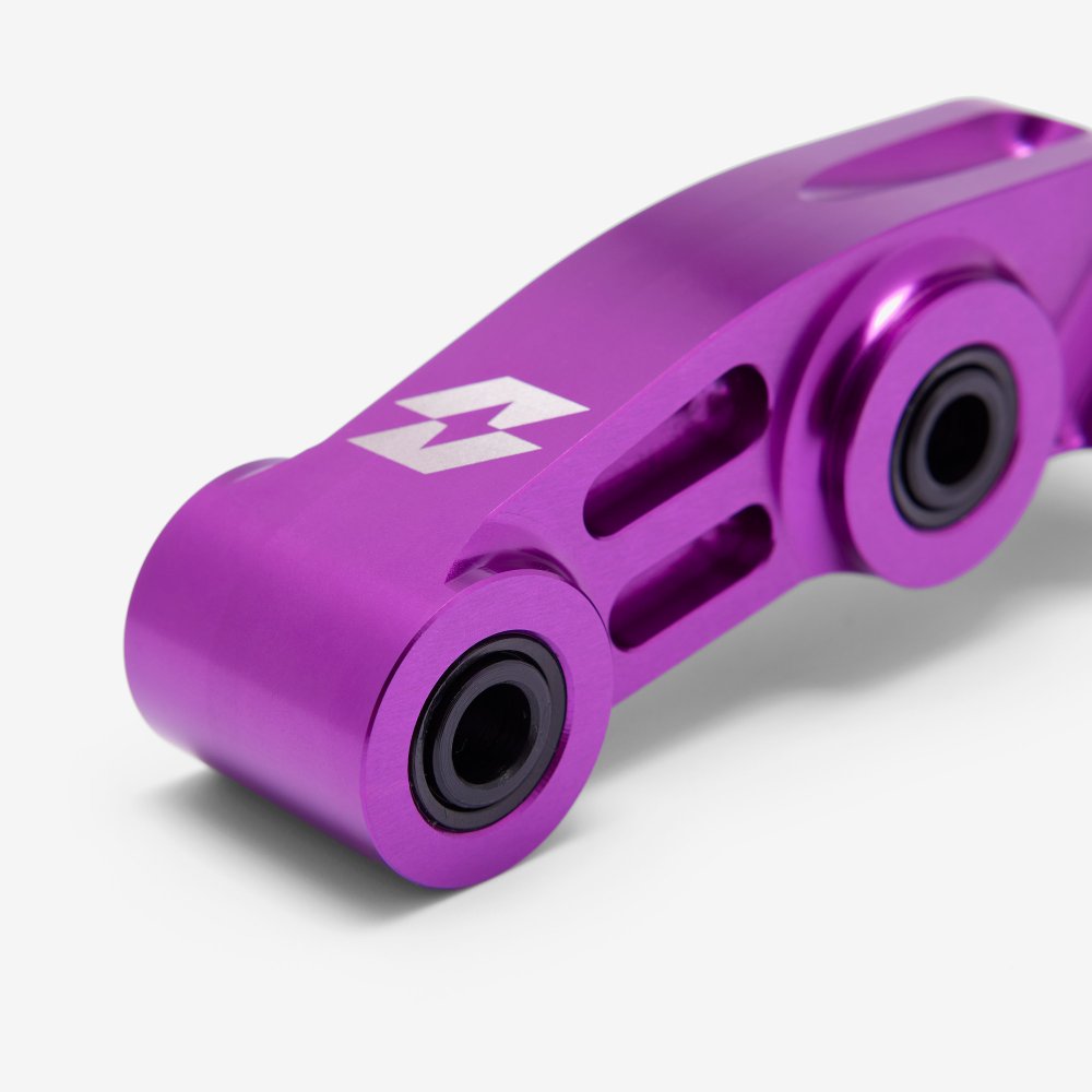 Full-E Charged Reinforced Suspension Linkage With Roller Bearings Purple