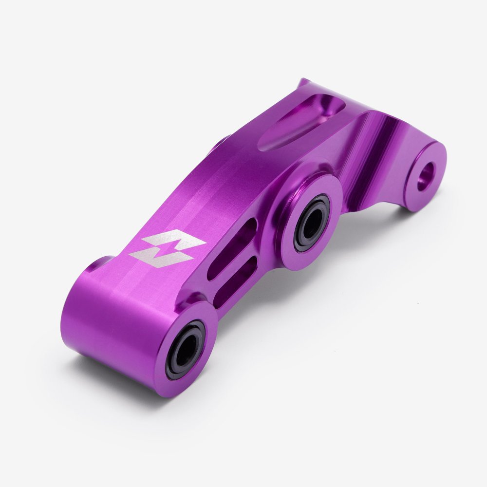 Full-E Charged Reinforced Suspension Linkage With Roller Bearings Purple