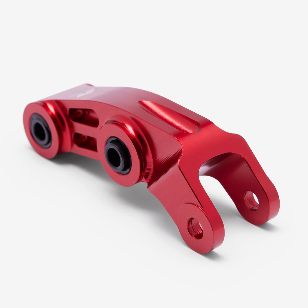 Full-E Charged Reinforced Suspension Linkage With Roller Bearings Red