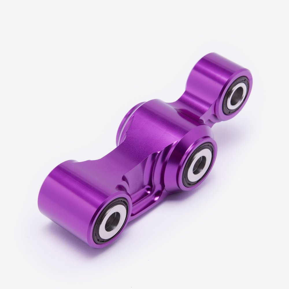 Full-E Charged Reinforced Suspension Linkage for Ultra Bee with Roller Bearing Purple