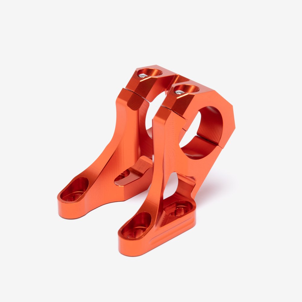 Full-E Charged Handlebar Risers 31.8mm Orange