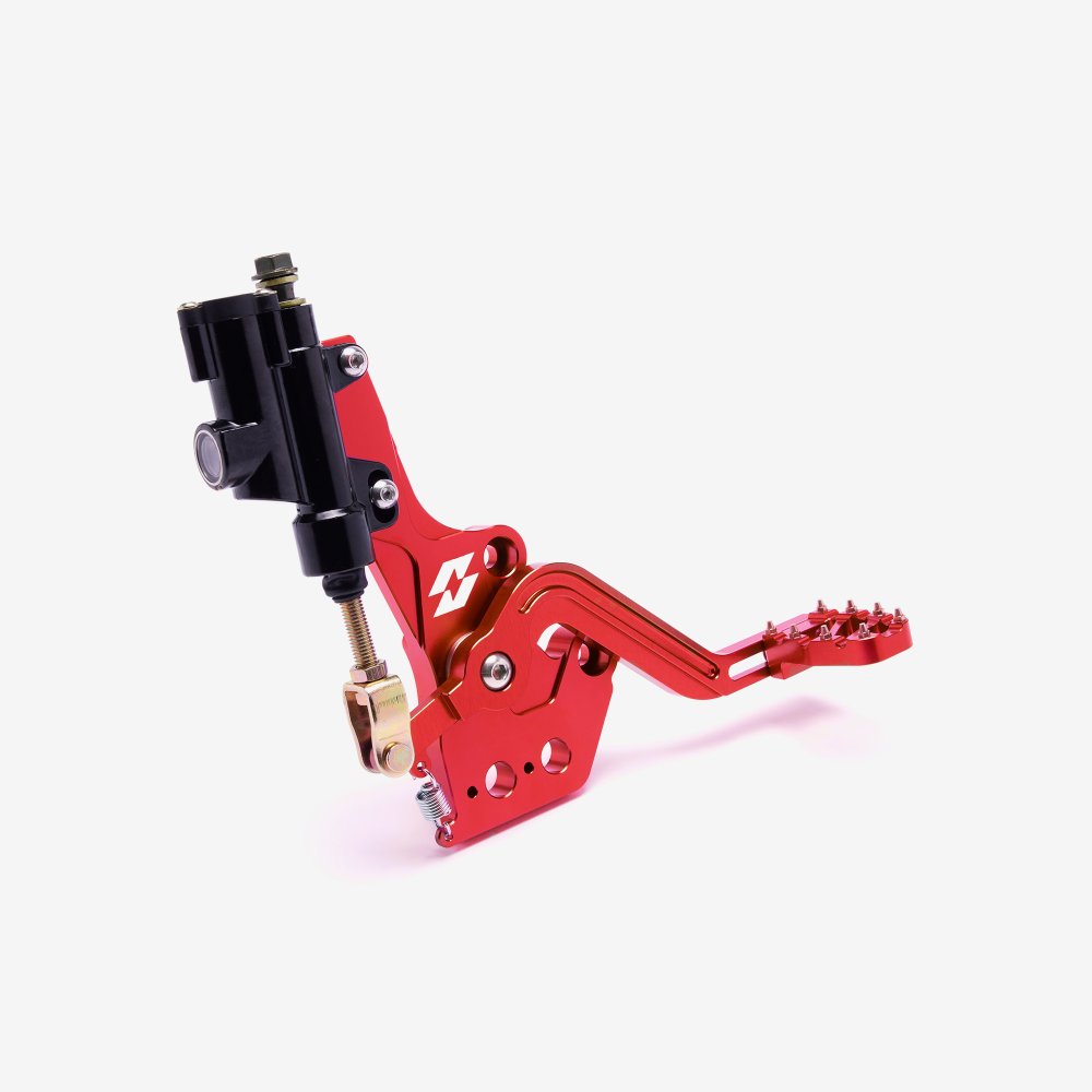 Full-E Charged Rear Hydraulic Foot Brake Red