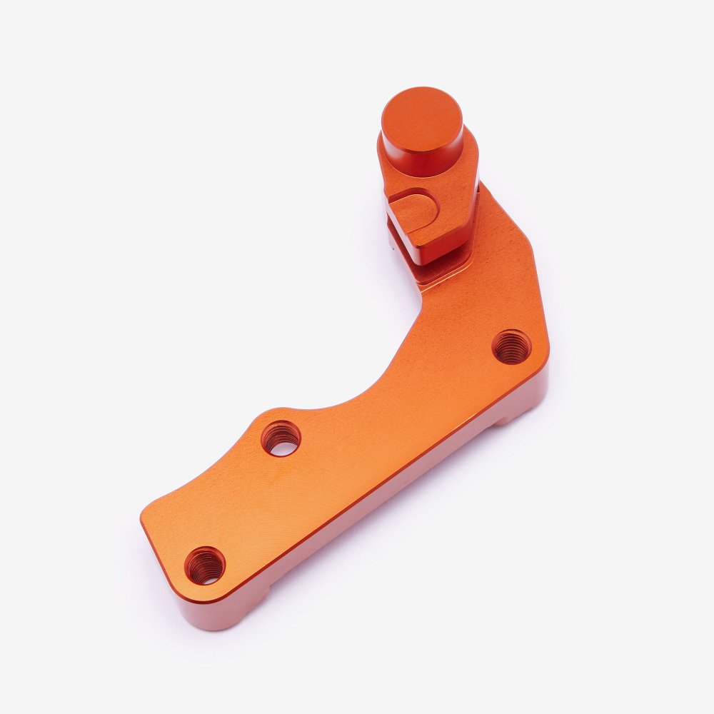 Full-E Charged Front Brake Caliper Bracket for Ultra Bee 270mm Oversize Brake Disc Orange