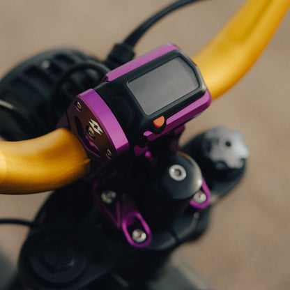 Full-E Charged Speedo Relocation Bracket Purple