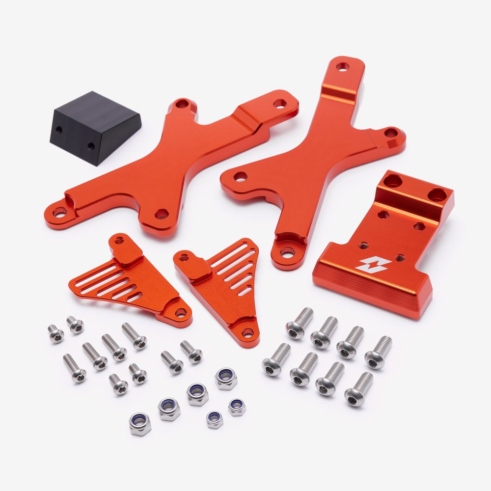 Full-E Charged Seat Lift Kit Aluminium Orange