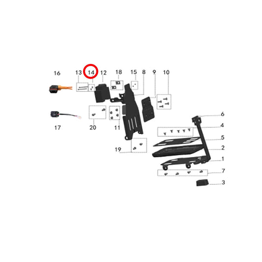 14. Circuit Breaker Installation Gasket (1 Pc)