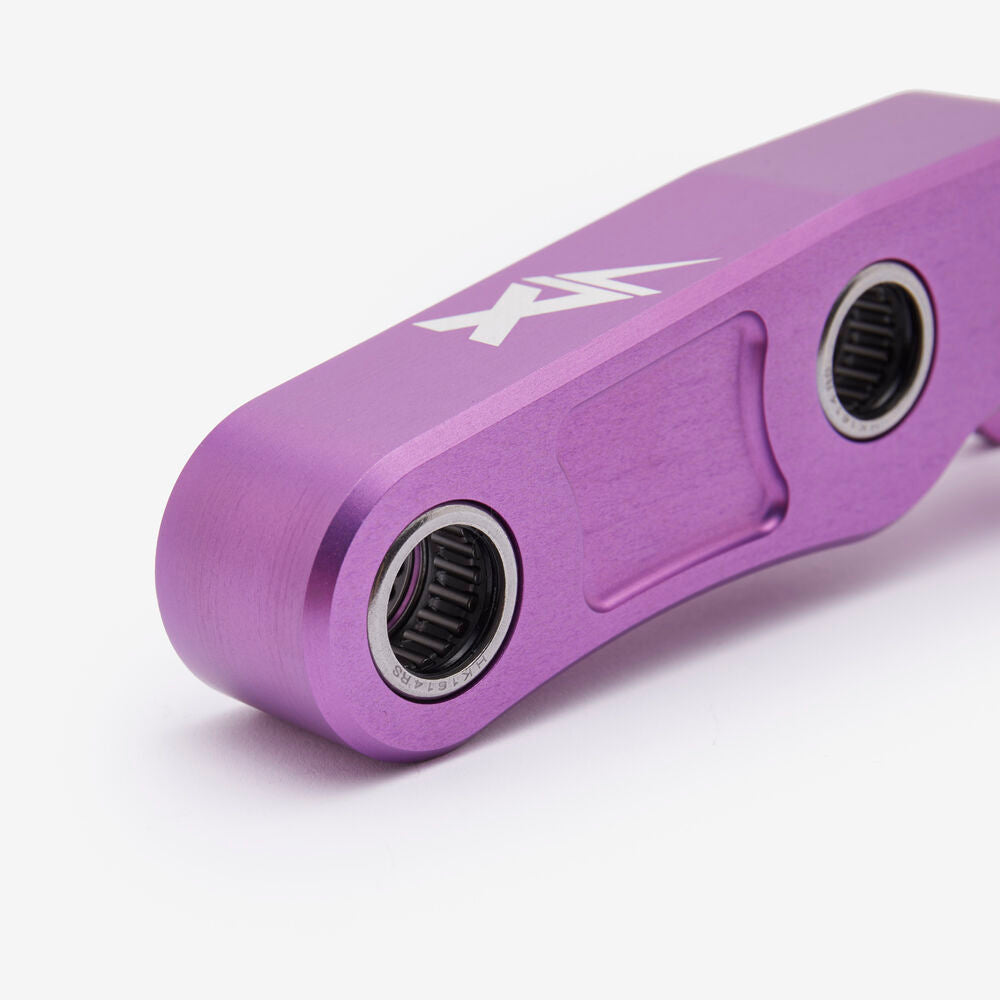 EBMX Rear Shock Linkage And Suspension Triangle for Light_bee Purple