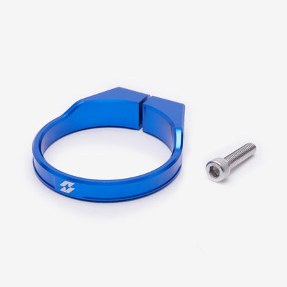 Full-E Charged Steering Tube Riser Reinforcing Clamp Blue