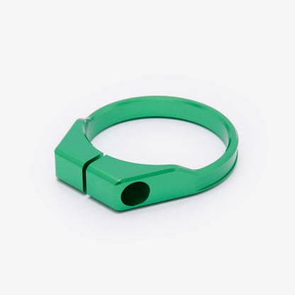 Full-E Charged Steering Tube Riser Reinforcing Clamp Green