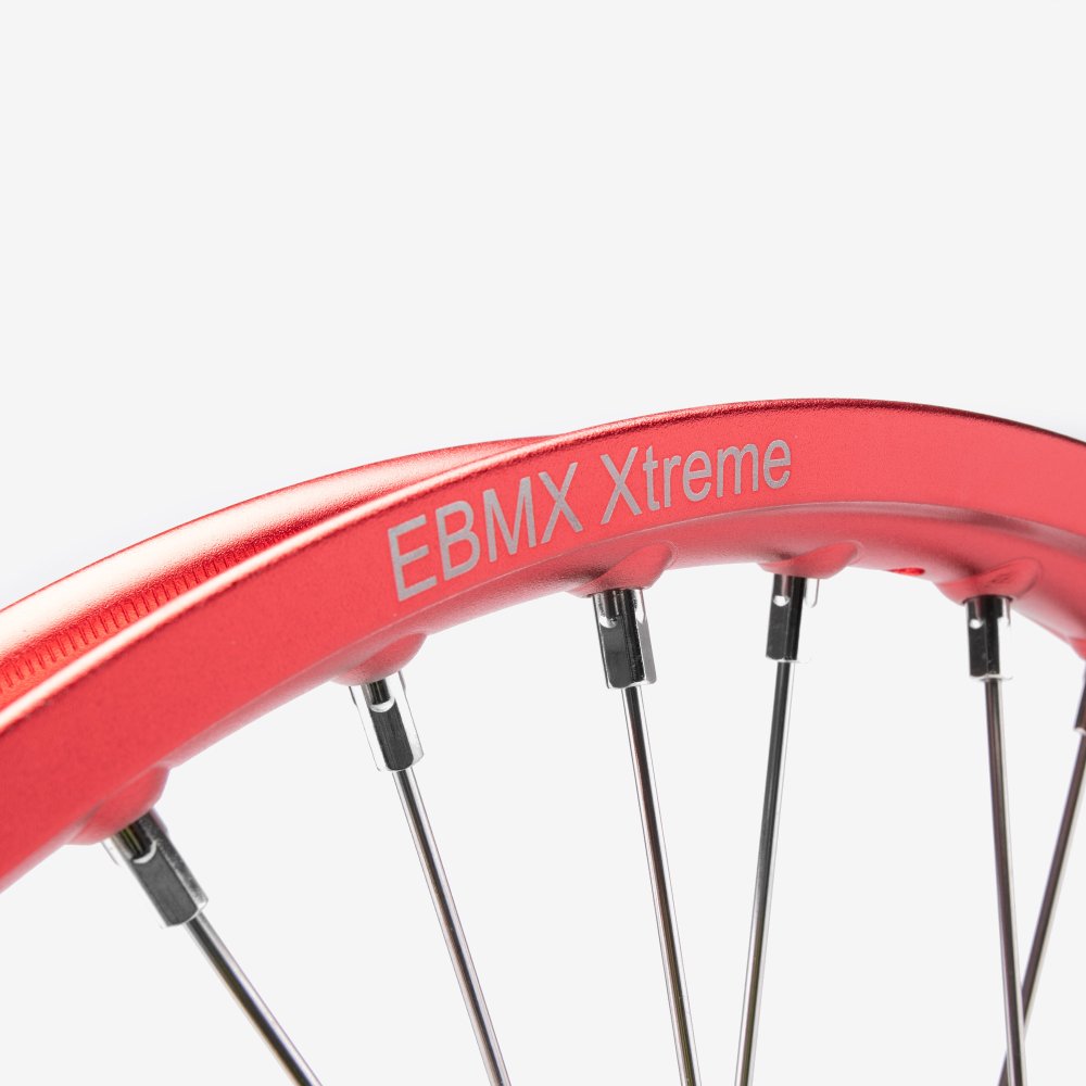 EBMX Front Alloy 7000 Series Wheels With SurRon Hub 21inch Red