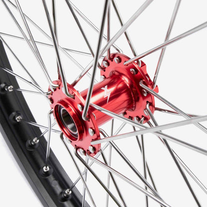 EBMX Front Alloy 7000 Series Wheels 21inch Red