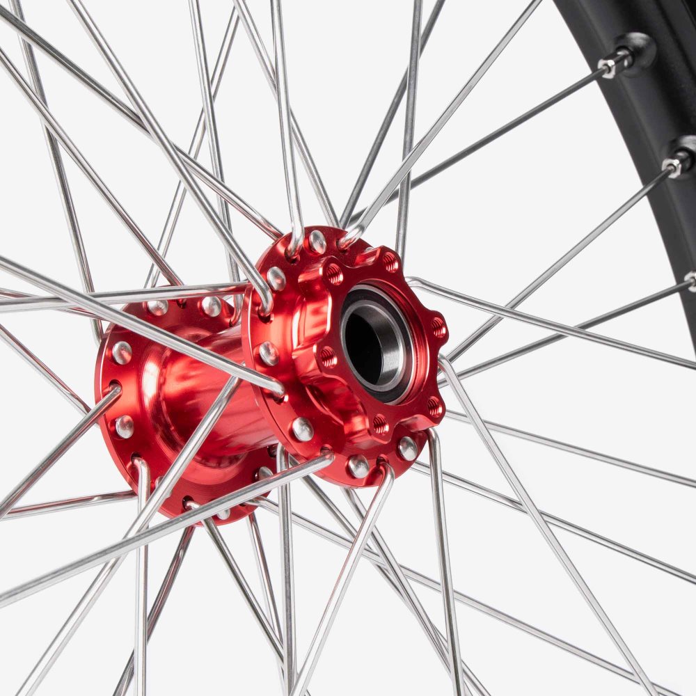 EBMX Front Alloy 7000 Series Wheels 21inch Red