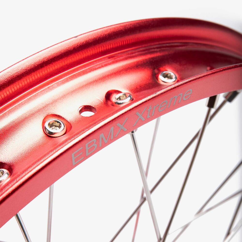 EBMX Rear Alloy 7000 Series Wheels 18inch Red