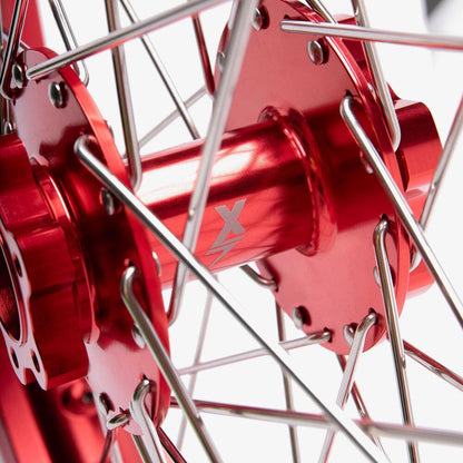 EBMX Rear Alloy 7000 Series Wheels 18inch Red