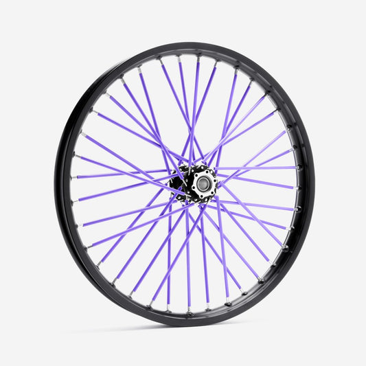 Lextek Purple Spoke Wraps 215mm (20pcs/Set)