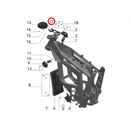 17. Headlight Holder