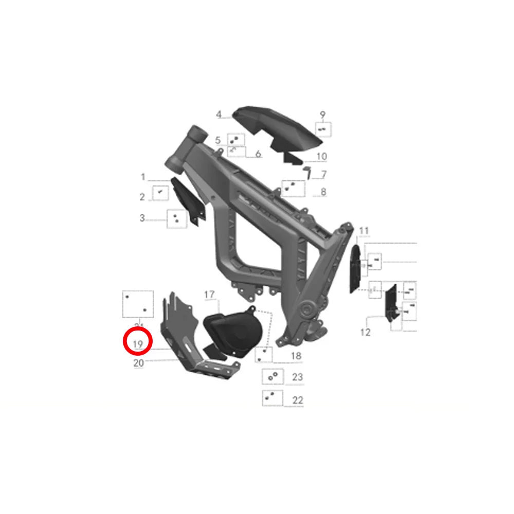 19. Gearbox Guard Board