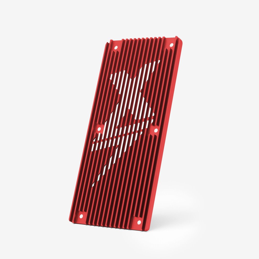 EBMX X-9000 Heat Sink Version 2 Red