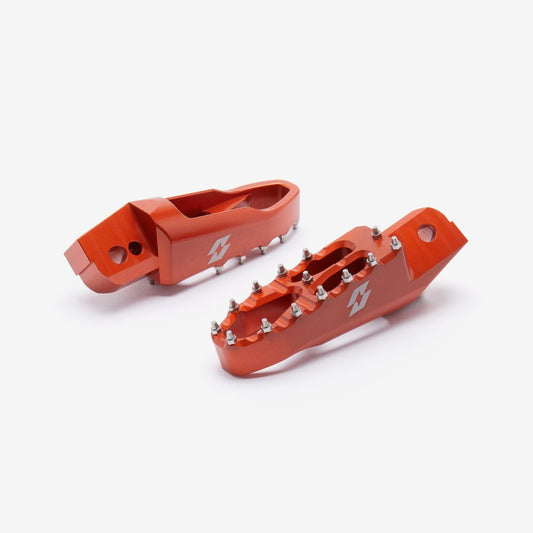 Full-E Charged Pillion Footpeg Set Orange