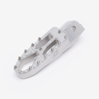 Full-E Charged Pillion Footpeg Set Silver