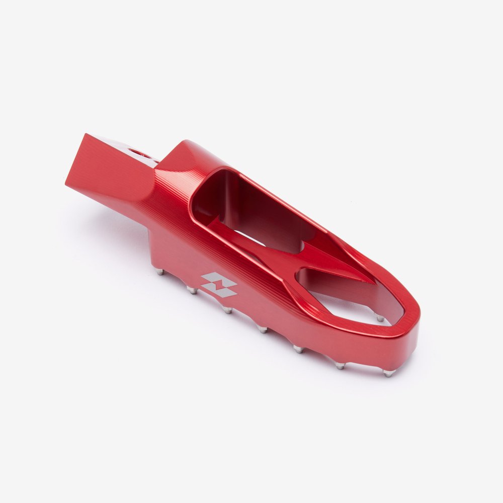 Full-E Charged Pillion Footpeg Set Red