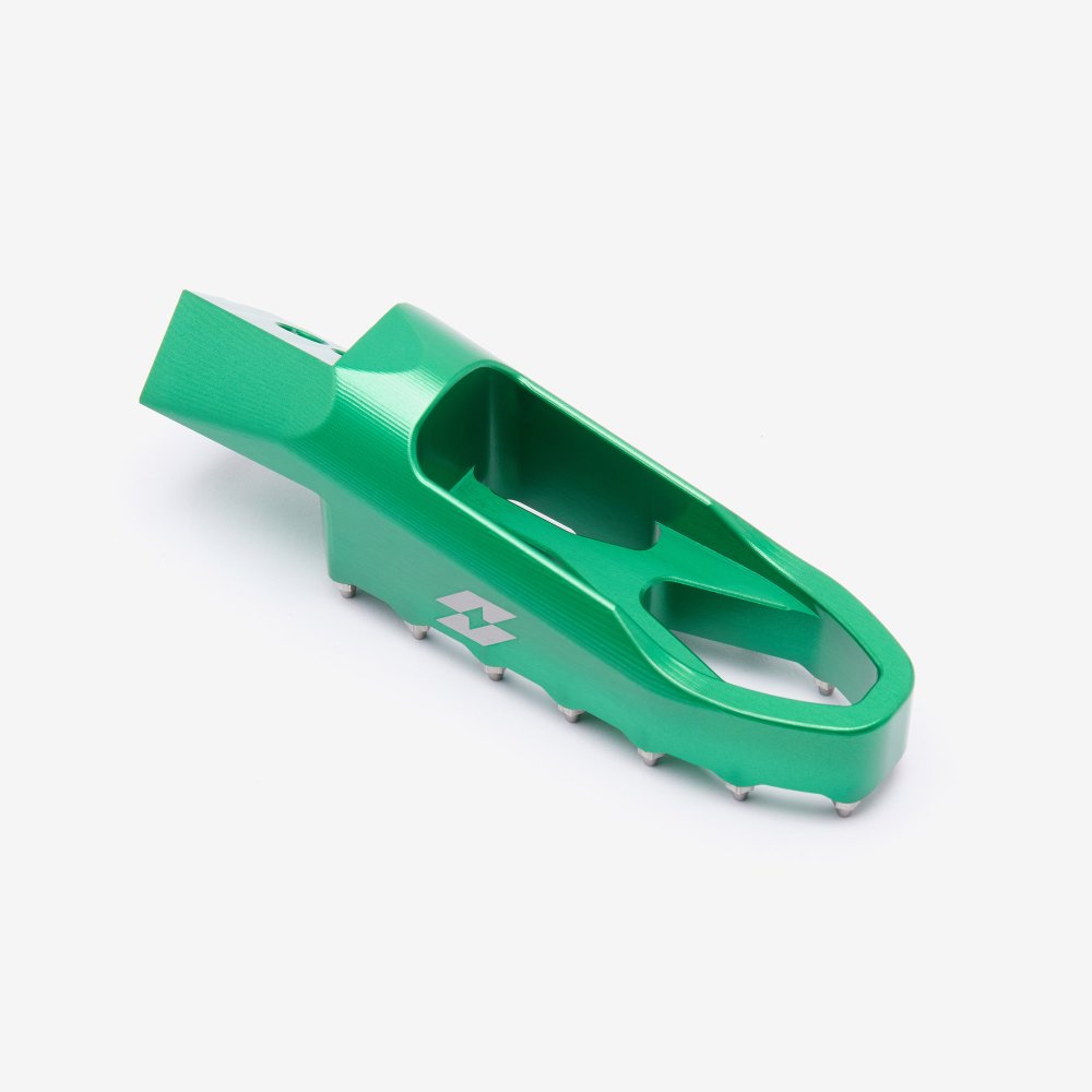 Full-E Charged Pillion Footpeg Set Green