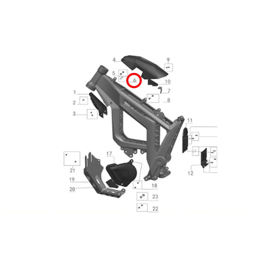 6. Split Washer (Internal Diameter 5) (1 Pc)